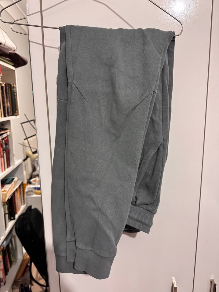 Gri erkek Rahat Kesim Midi Eşofman - Görsel 4