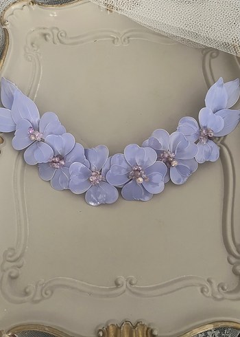 Bohem Çiçek Saç Aksesuarı Gelin Tacı - Görsel 4