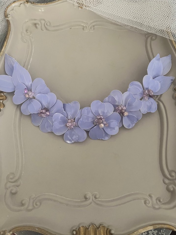 Bohem Çiçek Saç Aksesuarı Gelin Tacı - Görsel 4