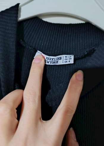 Yırtmaçlı Triko Elbise - Görsel 4