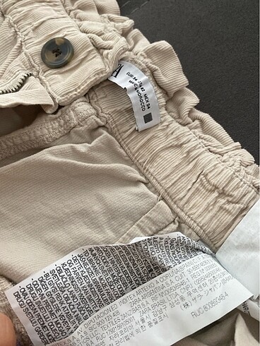 Zara Zara ince kadife pantalon