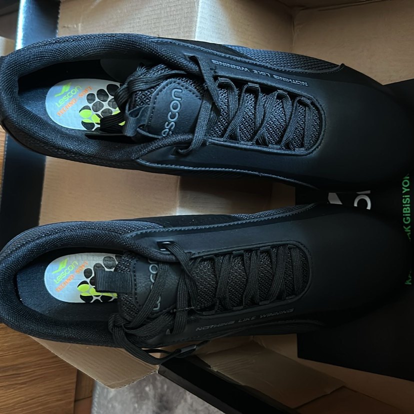 Lescon Siyah spor ayakkabı - Görsel 4