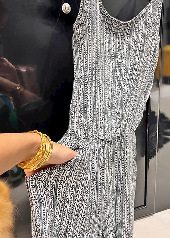 Gri Örme Kolsuz Kadın Tulum - Görsel 3