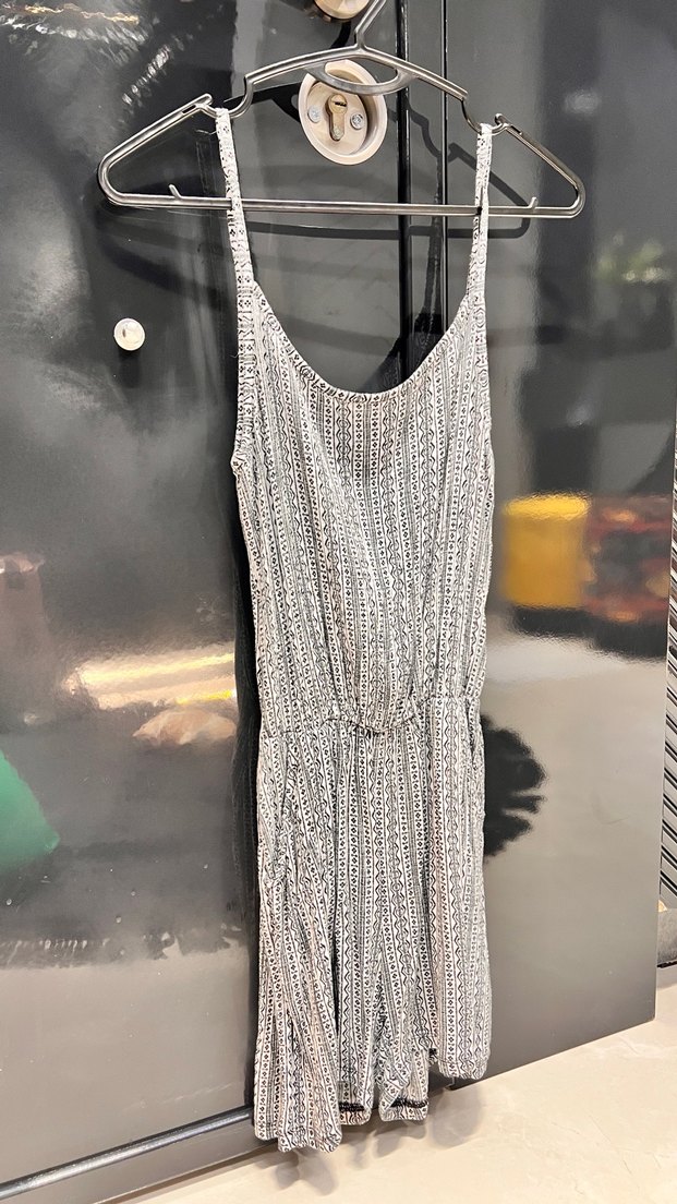 Gri Örme Kolsuz Kadın Tulum - Görsel 2