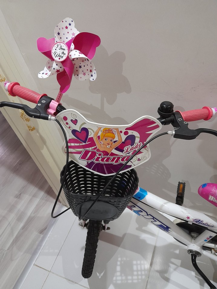 Renkli Pembe Çocuk Üç Tekerlekli Bisiklet - Görsel 2