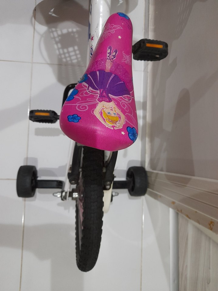 Renkli Pembe Çocuk Üç Tekerlekli Bisiklet - Görsel 4