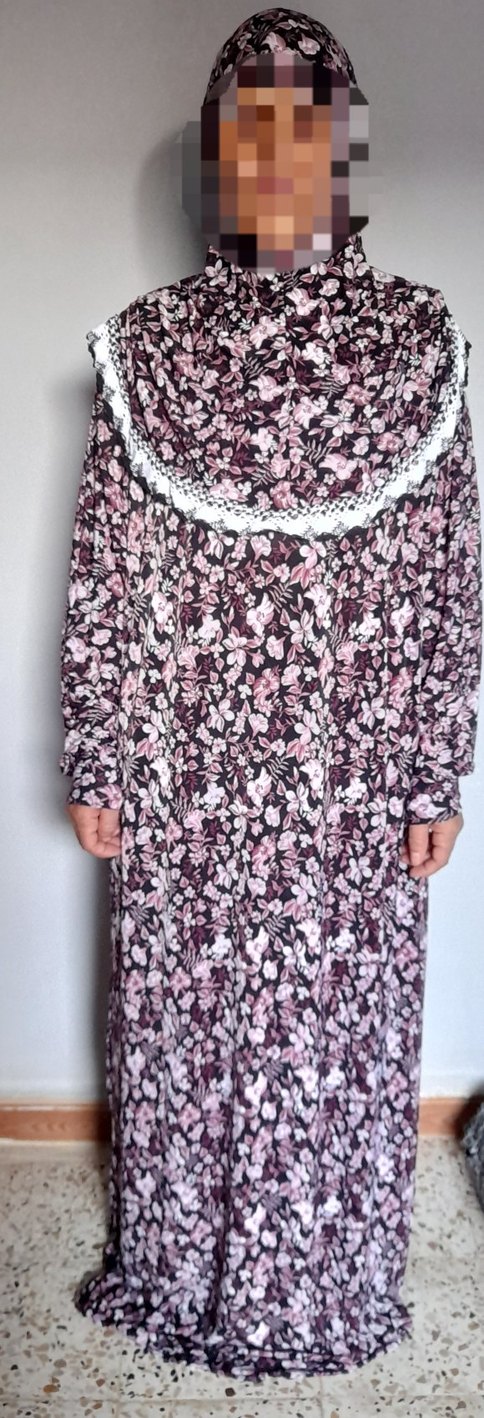 Desenli Namaz Elbisesi (tek parça) - Görsel 2