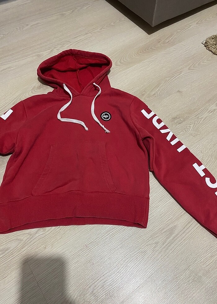 Kırmızı sweetshirt - Görsel 2