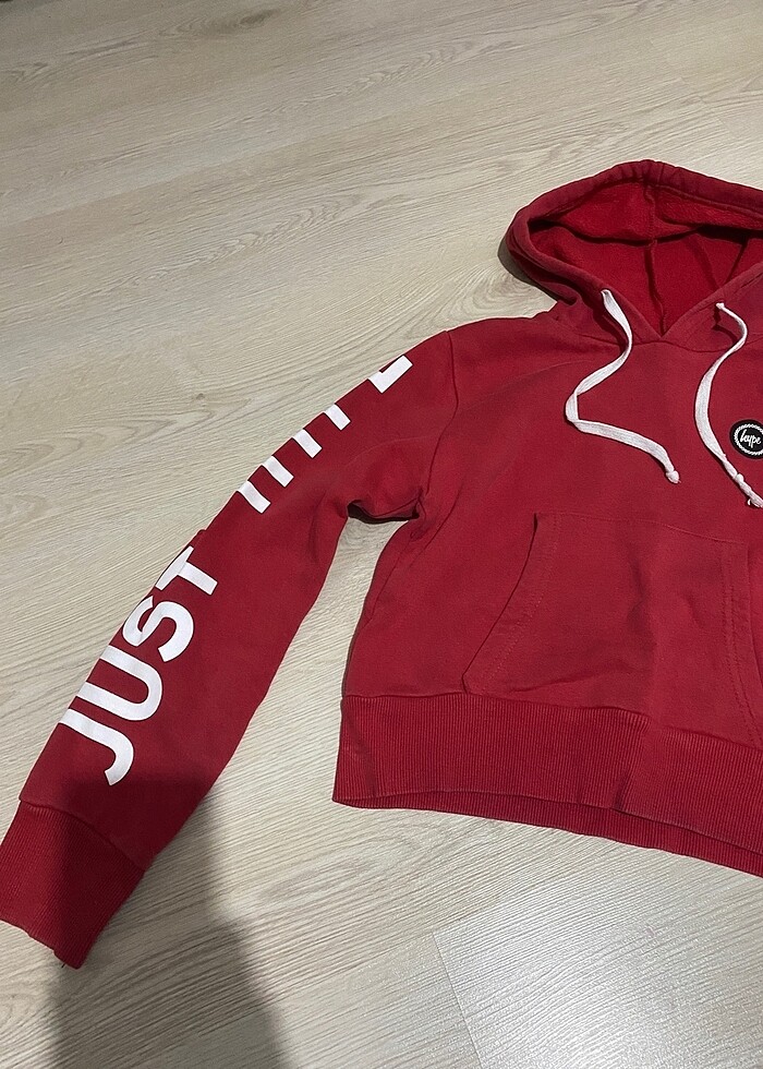 Kırmızı sweetshirt - Görsel 3