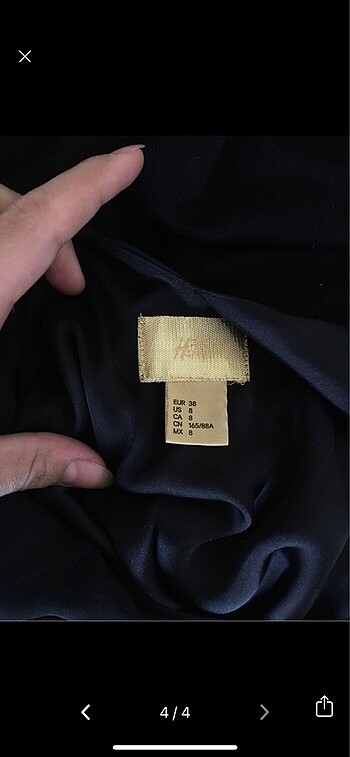 H&M Hm şifon elbise