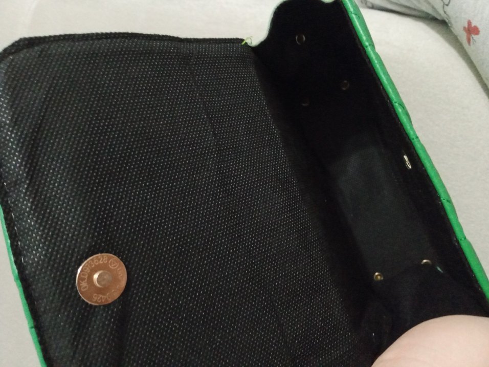 Dikişli Yeşil Kadın Çanta - Görsel 5