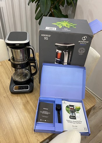 Karaca Karaca Siyah Çift Demlikli Kahve Makinesi