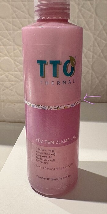  Beden TTO Thermal yüz temizleme jeli