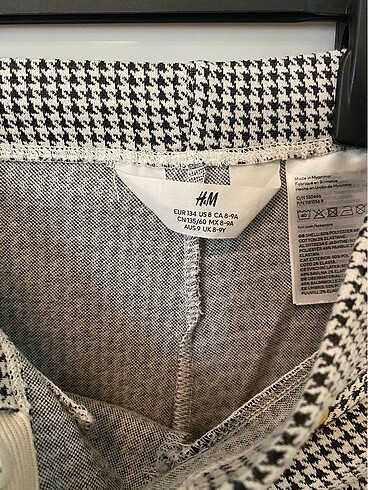 9 Yaş Beden siyah Renk H&M Kazayağı pabtolon