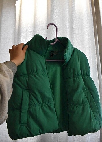 m Beden yeşil Renk H&M Yelek yeşil kısa, M beden