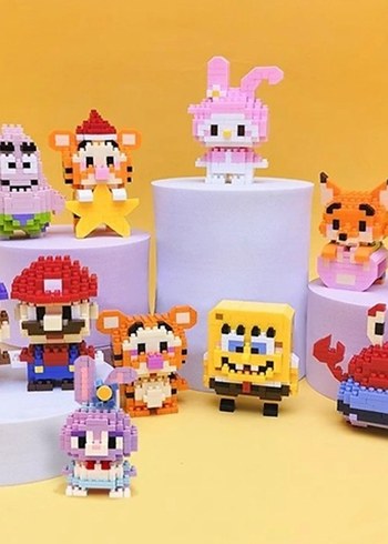 Diğer Renkli BRICKS Lego Figür Seti