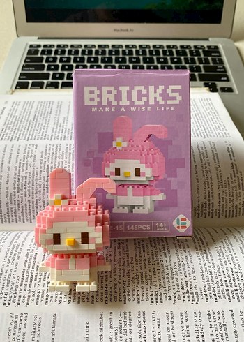 Beden Renk Pastel Pembe Mini Lego Bricks