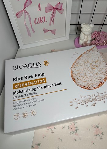 Bioaqua Pirinç Özlü Nemlendirici Cilt Bakım Seti - Görsel 2
