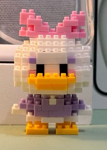 Pastel Mor Lego Ördek Figürü 4.6CM - Görsel 3