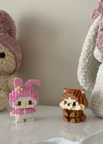 Pembe My Melody Lego Figürü 145 Parça Bricks Mini Lego - Görsel 4
