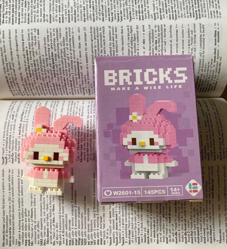 Pembe My Melody Lego Figürü 145 Parça Bricks Mini Lego - Görsel 5