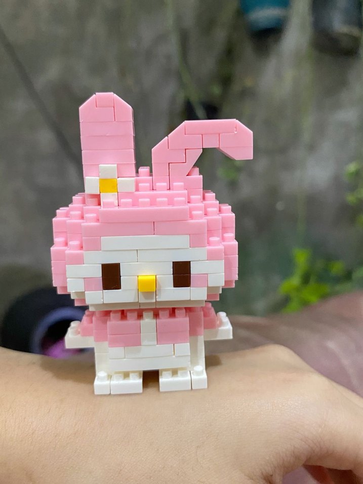 Pembe My Melody Lego Figürü 145 Parça Bricks Mini Lego - Görsel 2