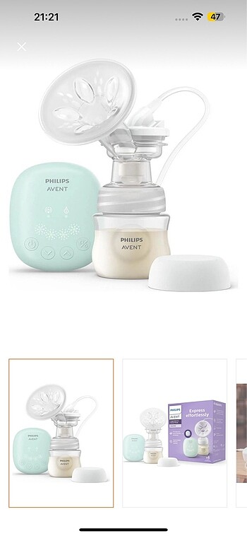 Beden Philips Avent Essentials Tekli Elektrikli Gögüs Pompasi