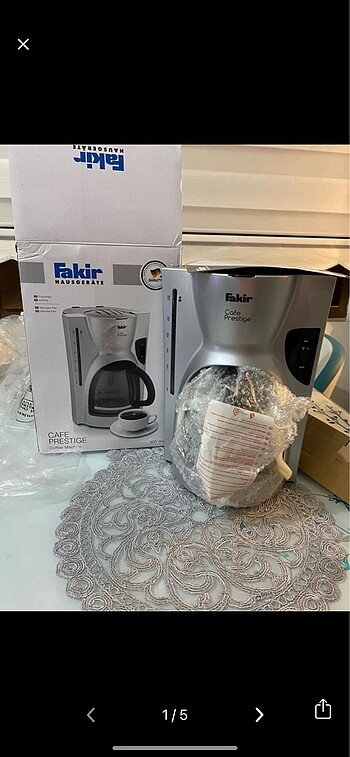 Fakir filitre kahve makinası
