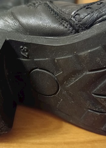 Kadın Siyah Deri Uzun Tokalı Çizme - Görsel 7