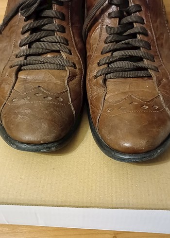 Kahverengi Deri Klasik Erkek Ayakkabısı - Görsel 3