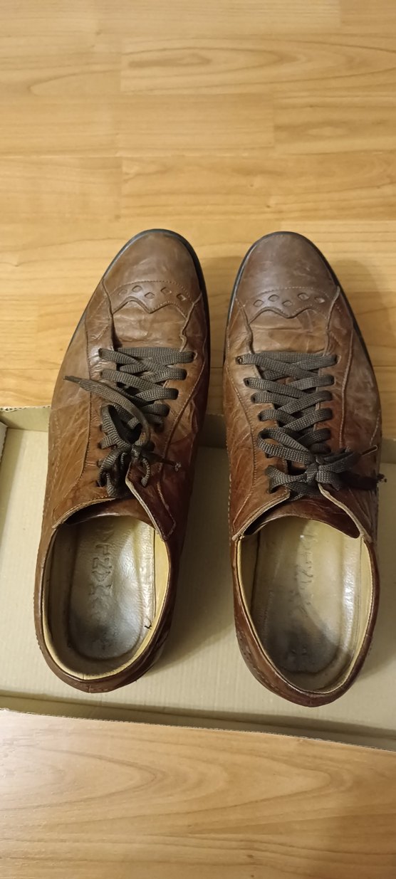 Kahverengi Deri Klasik Erkek Ayakkabısı - Görsel 4