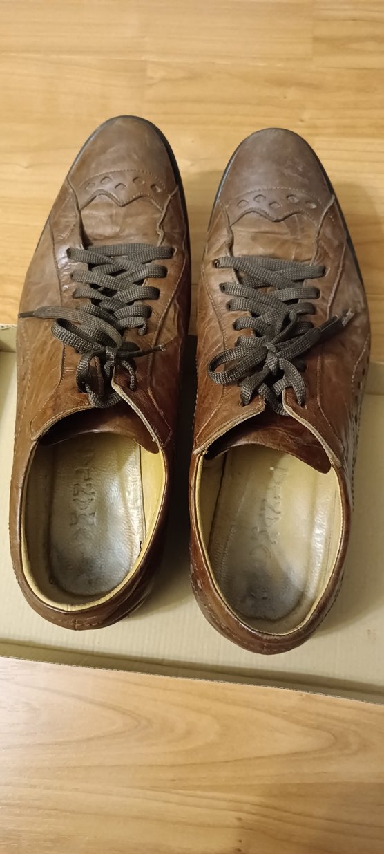 Kahverengi Deri Klasik Erkek Ayakkabısı - Görsel 5