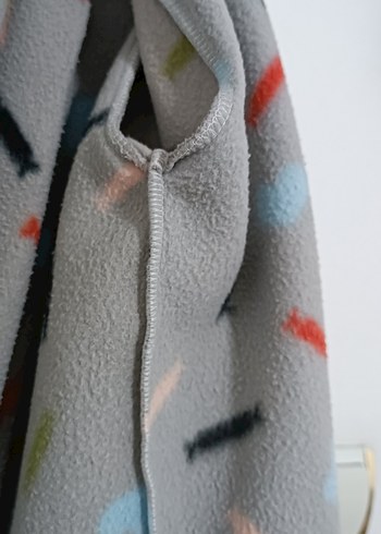 Gri Desenli Polar Pijama Takımı - Görsel 6