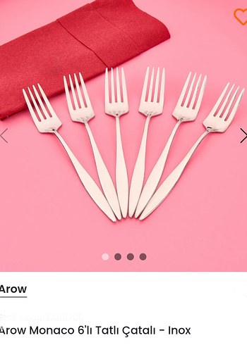 Paslanmaz Çelik Çatal Seti 12 Adet - Görsel 2