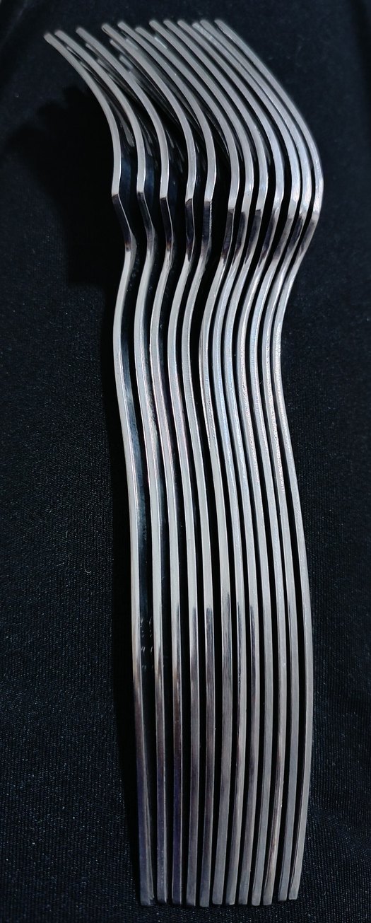 Paslanmaz Çelik Çatal Seti 12 Adet - Görsel 4