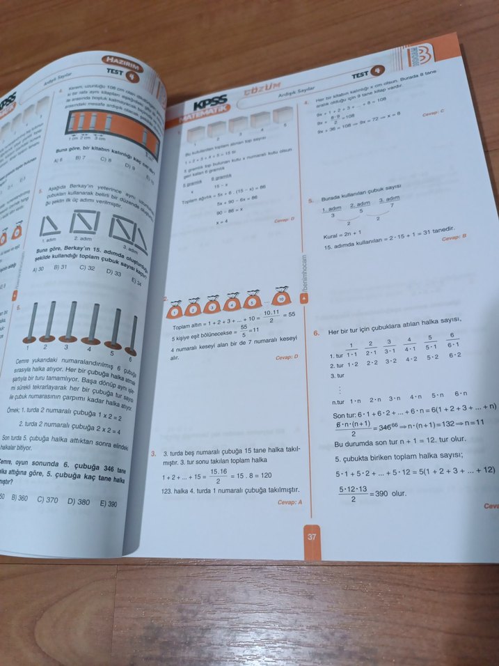 2024 KPSS Matematik Soru Bankası Tamamı Video Çözümlü - Görsel 3