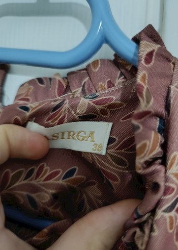 Bohem Uzun Kollu Piliseli Kahverengi Elbise - Görsel 10