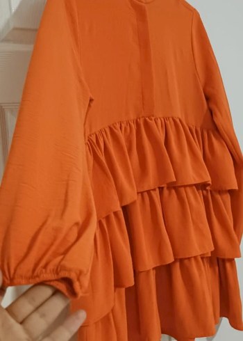 Turuncui kat kat tunik gömlek - Görsel 5