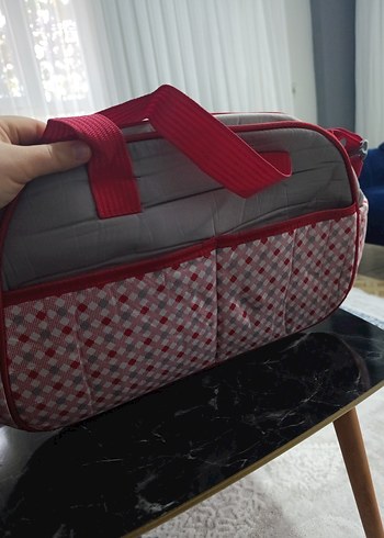 Kırmızı Desenli Bebek Çantası - Görsel 5