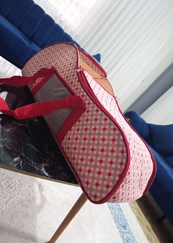 Kırmızı Desenli Bebek Çantası - Görsel 8