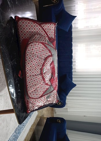 Kırmızı Desenli Bebek Çantası - Görsel 2