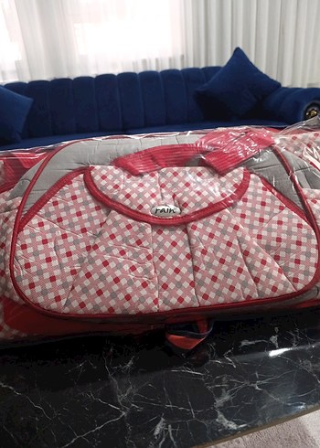 Kırmızı Desenli Bebek Çantası - Görsel 3