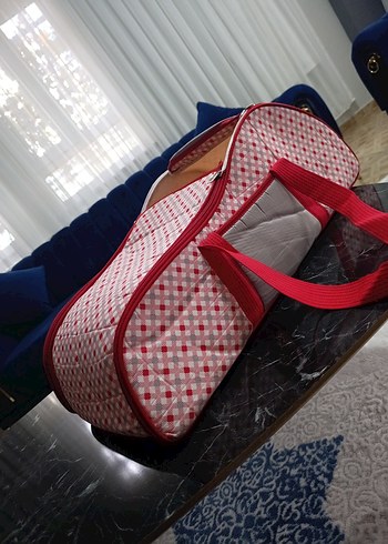 Kırmızı Desenli Bebek Çantası - Görsel 7