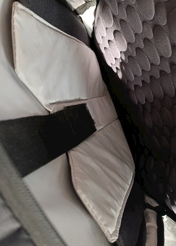 Siyah Gri Fermuarlı Erkek Sırt Çantası - Görsel 9