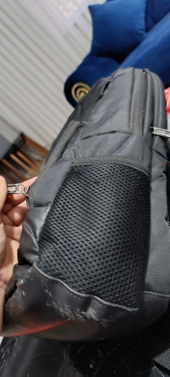 Siyah Gri Fermuarlı Erkek Sırt Çantası - Görsel 3