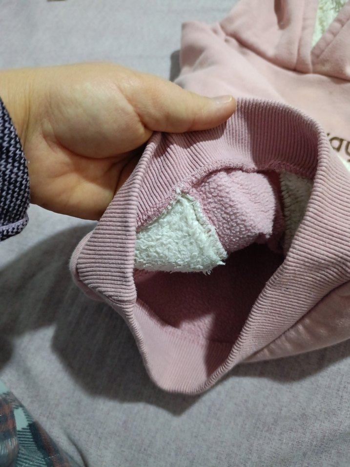 Kız Çocuk Pembe Kapüşonlu Sweatshirt - Görsel 3