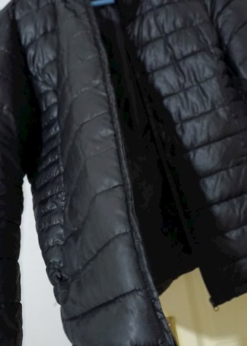 Siyah Fermuarlı erkek mont - Görsel 4