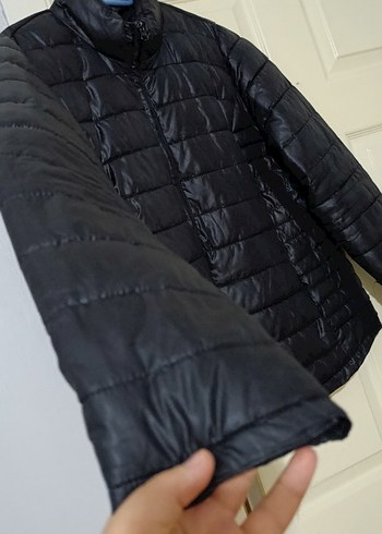 Siyah Fermuarlı erkek mont - Görsel 3