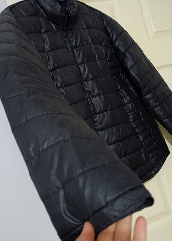 Siyah Fermuarlı erkek mont - Görsel 2