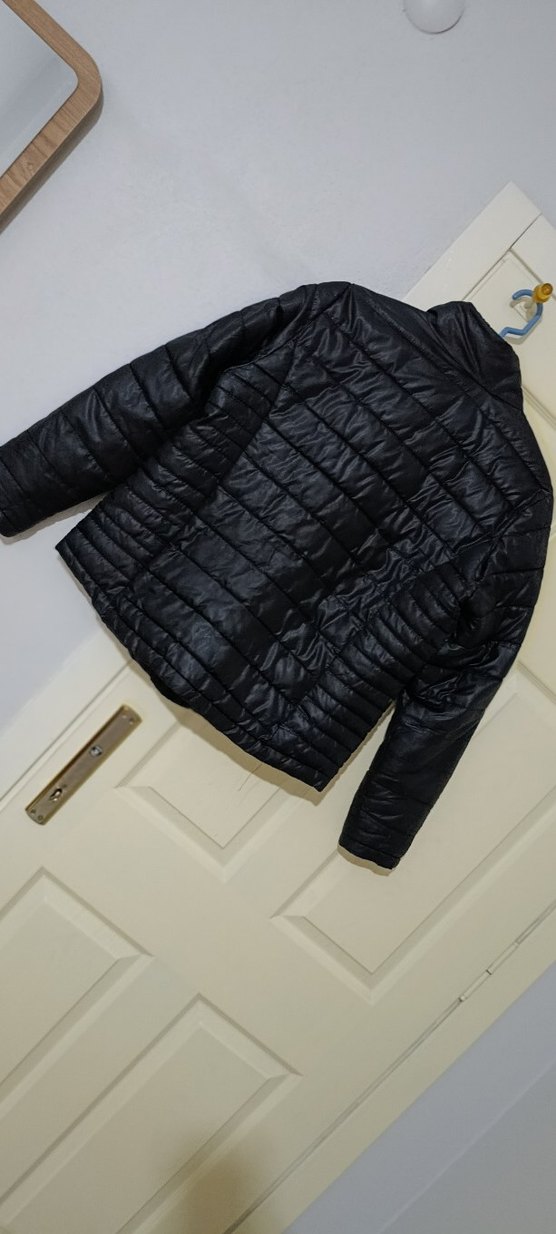 Siyah Fermuarlı erkek mont - Görsel 5